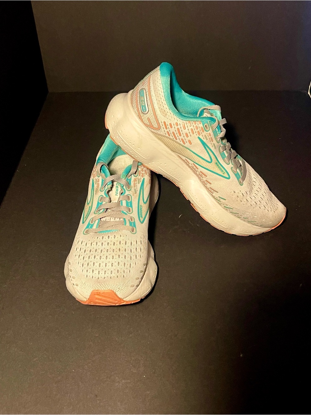 Brooks Glycerin 20 Women's Athletic Running Shoes - Oyster/Latigo Bay/and Coral